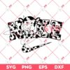 Nike Dairy Cow SVG PNG, Milk Cow Nike SVG PNG