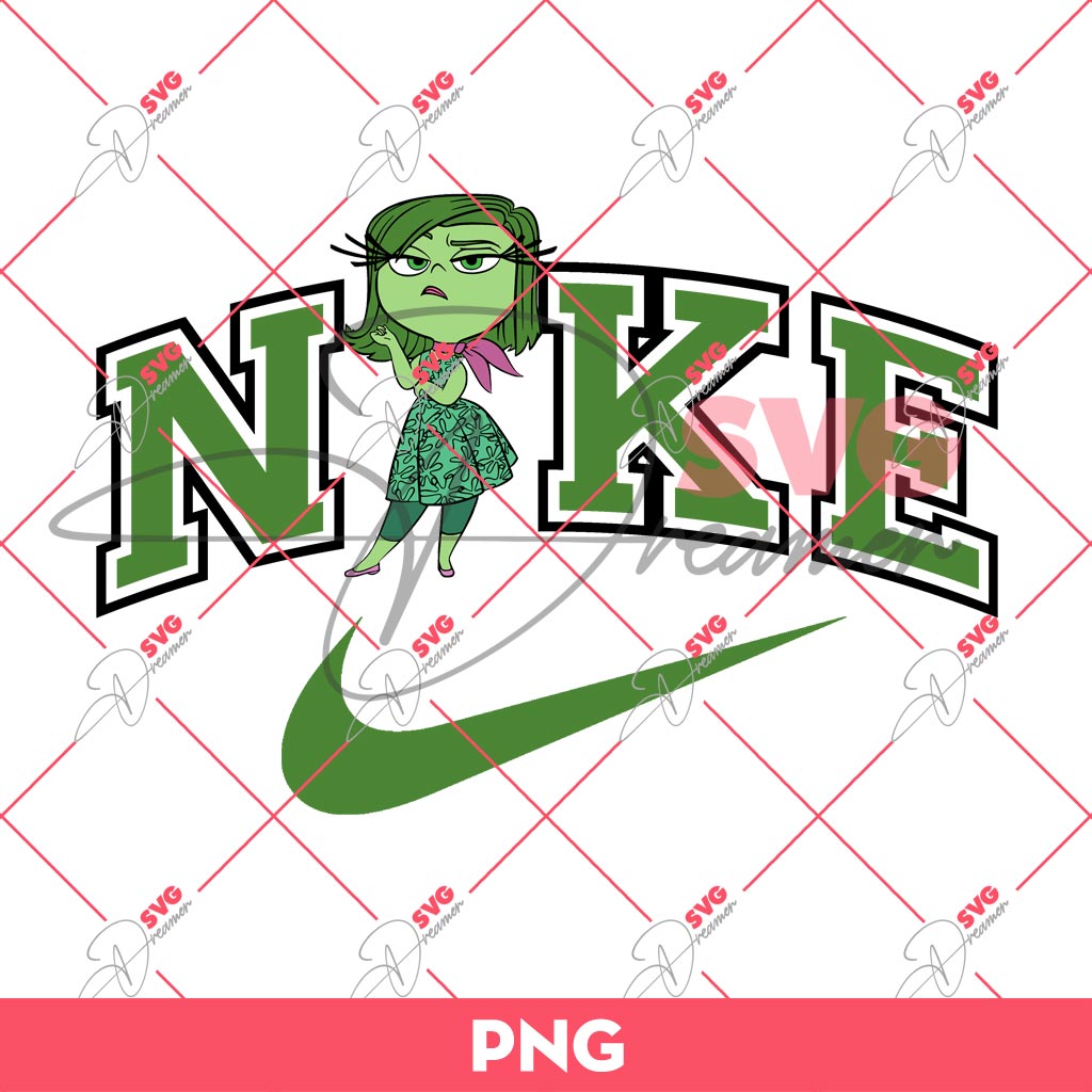 Nike Disgust PNG, Inside Out 2 PNG