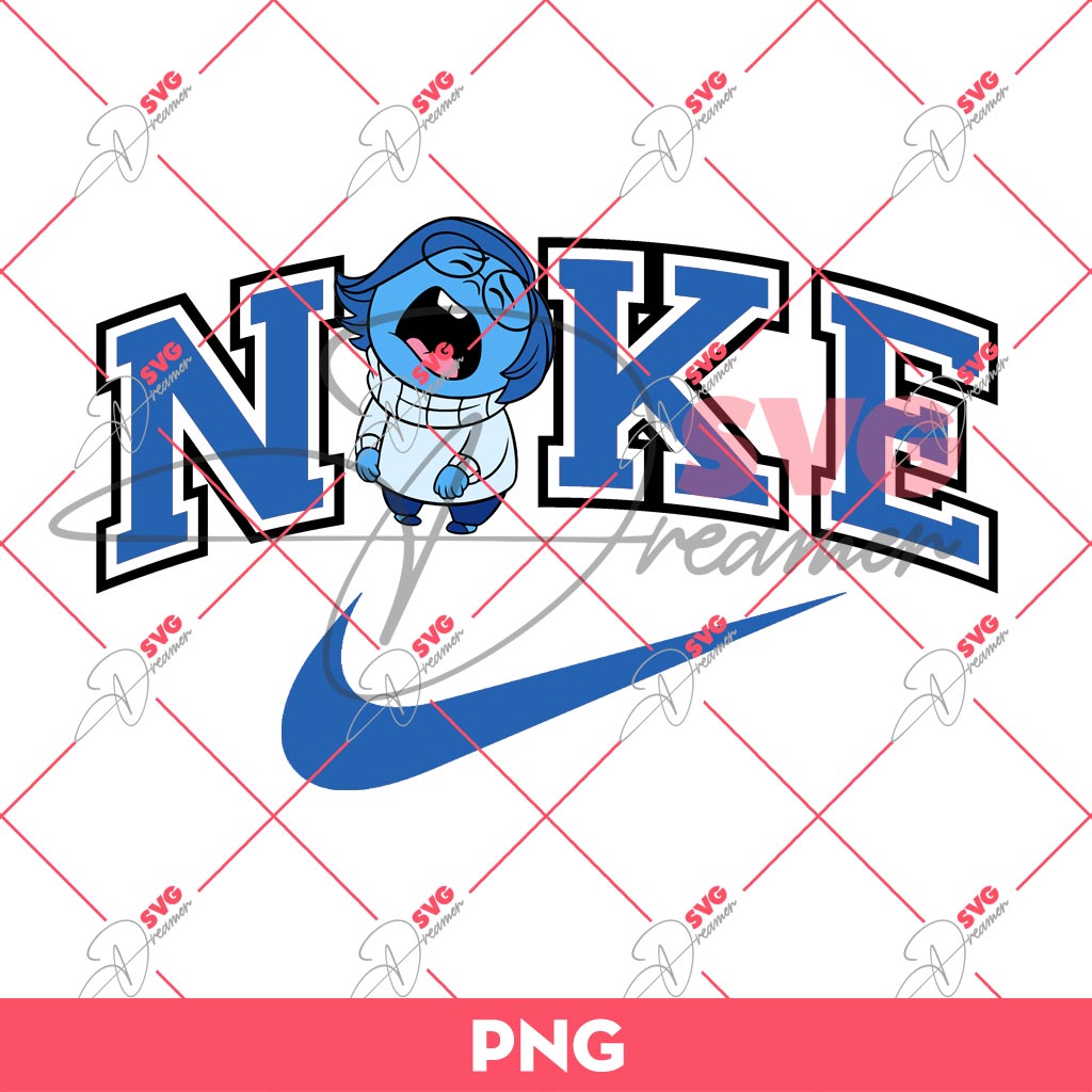 Nike Sadness PNG, Inside Out 2 PNG