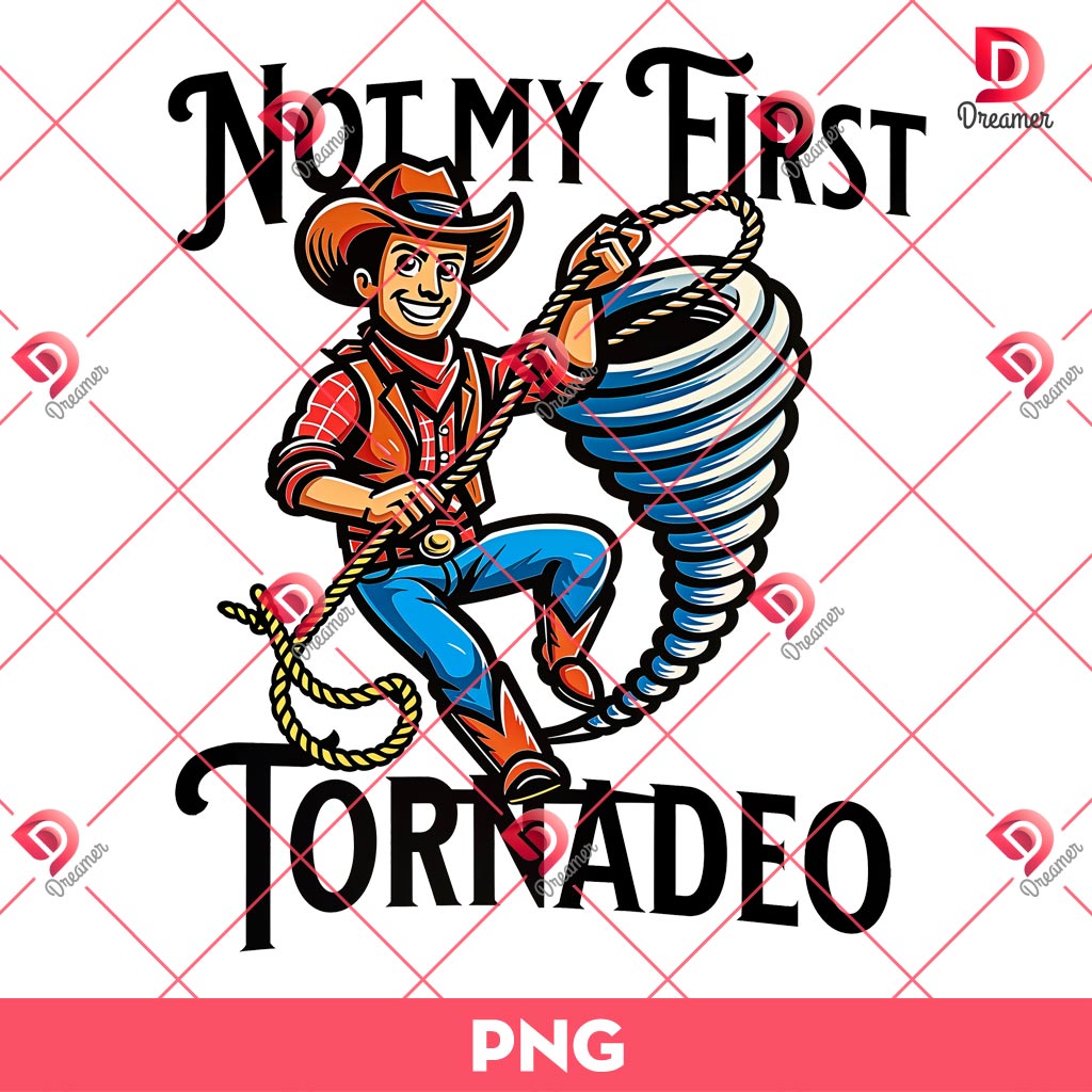 Not My First Tornadeo PNG, Storm Chaser Glen Powell Movie PNG