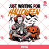 Pennywise Just Waiting For Halloween PNG, Horror Character PNG, Halloween Coffee PNG