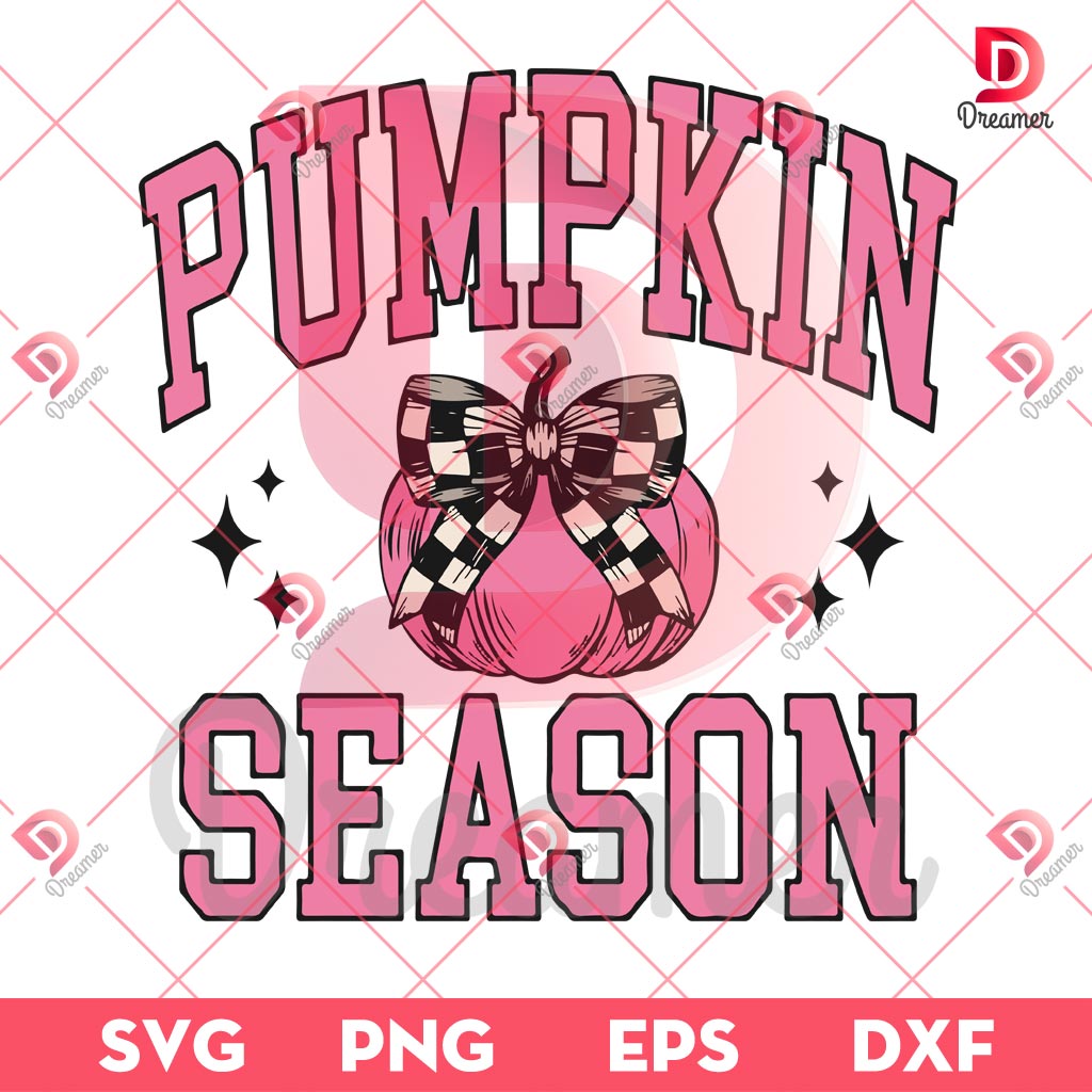 Pink Pumpkin Season SVG PNG, Halloween Pumpkin SVG PNG