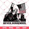 President Trump Never Surrender SVG PNG, Trump Fight Fight Fight SVG, Trump Shot SVG PNG