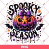 Pumpkin Spooky Season PNG, Scary Pumpkin Halloween PNG