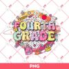 Retro Fourth Grade PNG, First Day Of School PNG, Back To School PNG