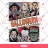 Retro Horror Characters Halloween PNG, Spooky Vibes PNG, Halloween PNG