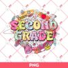 Retro Second Grade PNG, First Day Of School PNG, Back To School PNG