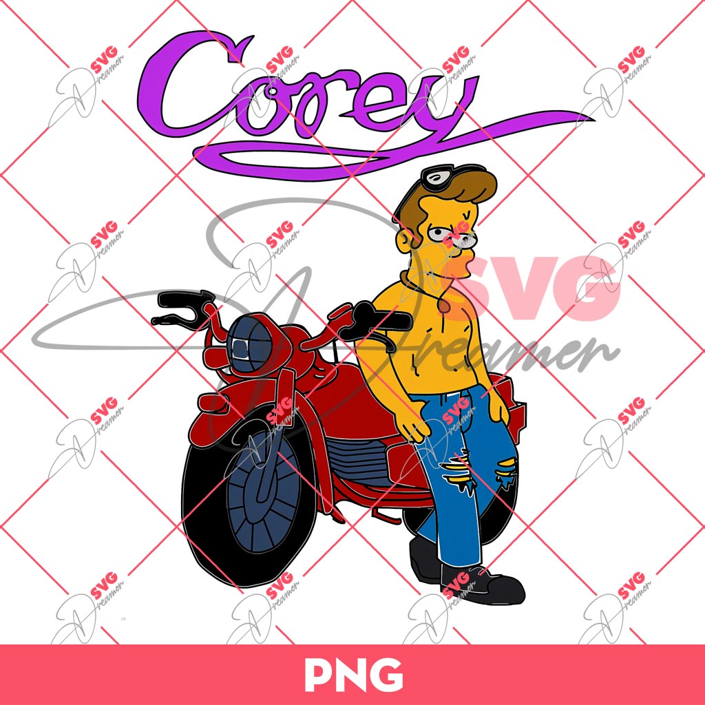 Simpsons Corey Poster PNG, Simpson PNG