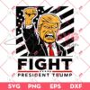 Simpson Fight President Trump SVG PNG, Trump 2024 SVG PNG