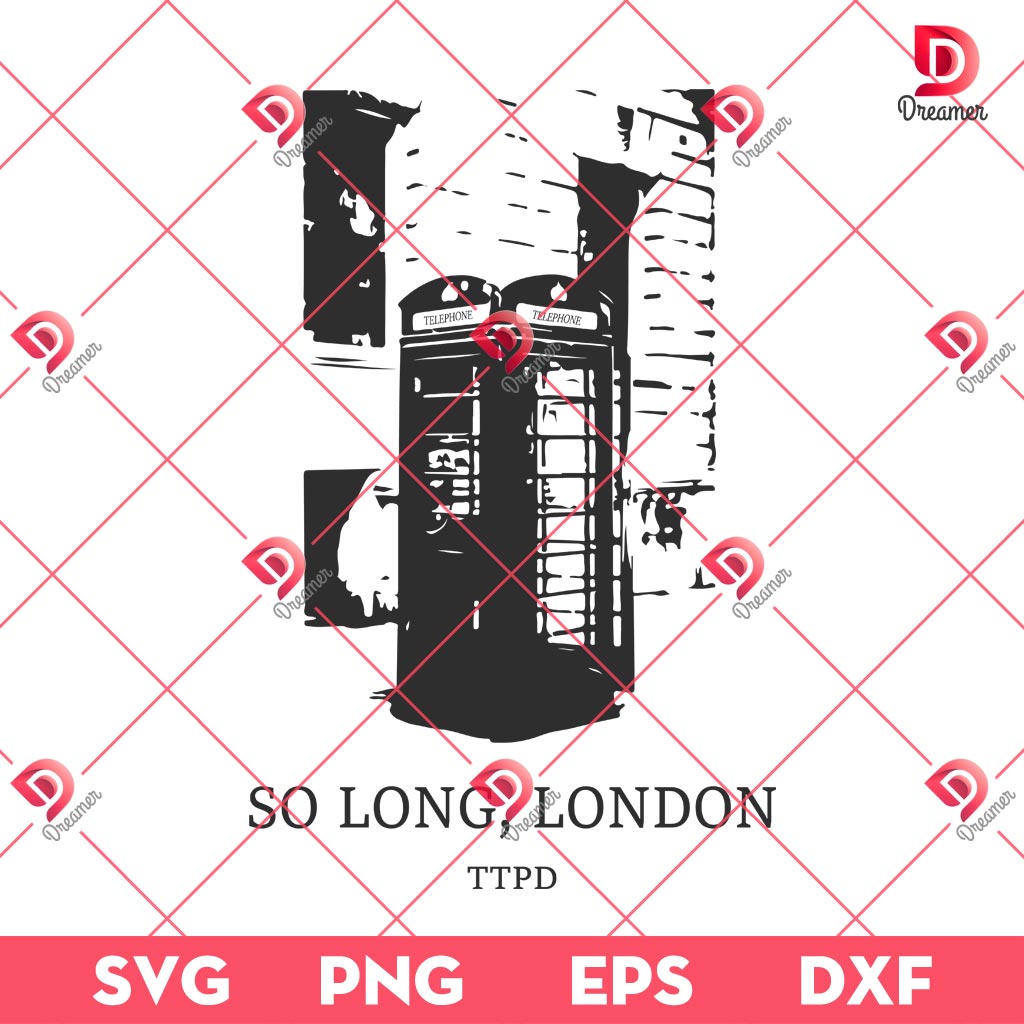 So Long London Tortured Department SVG, Taylor Aesthetic SVG, Swiftie SVG