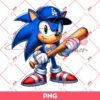 Sonic Los Angeles Dodgers PNG, Sonic Baseball PNG
