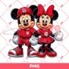 St Louis Cardinals Mickey And Minnie PNG, Disney Mickey Minnie MLB Baseball PNG