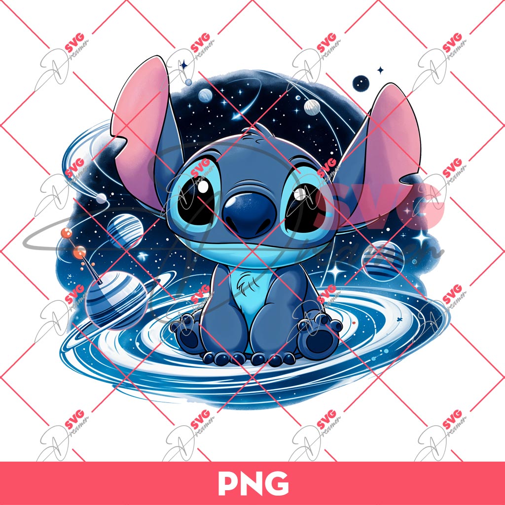 Stitch In Space PNG, Stitch From Another Planet PNG