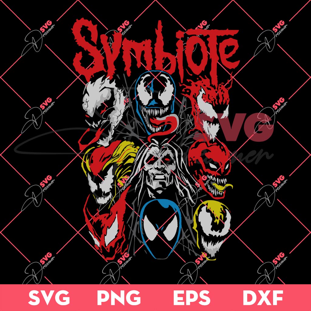 Symbiote SVG PNG, Toxic SVG PNG, Venom SVG PNG