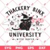 Thackery Binx University Witch Hunter SVG, Vintage Black Cat SVG, Halloween SVG