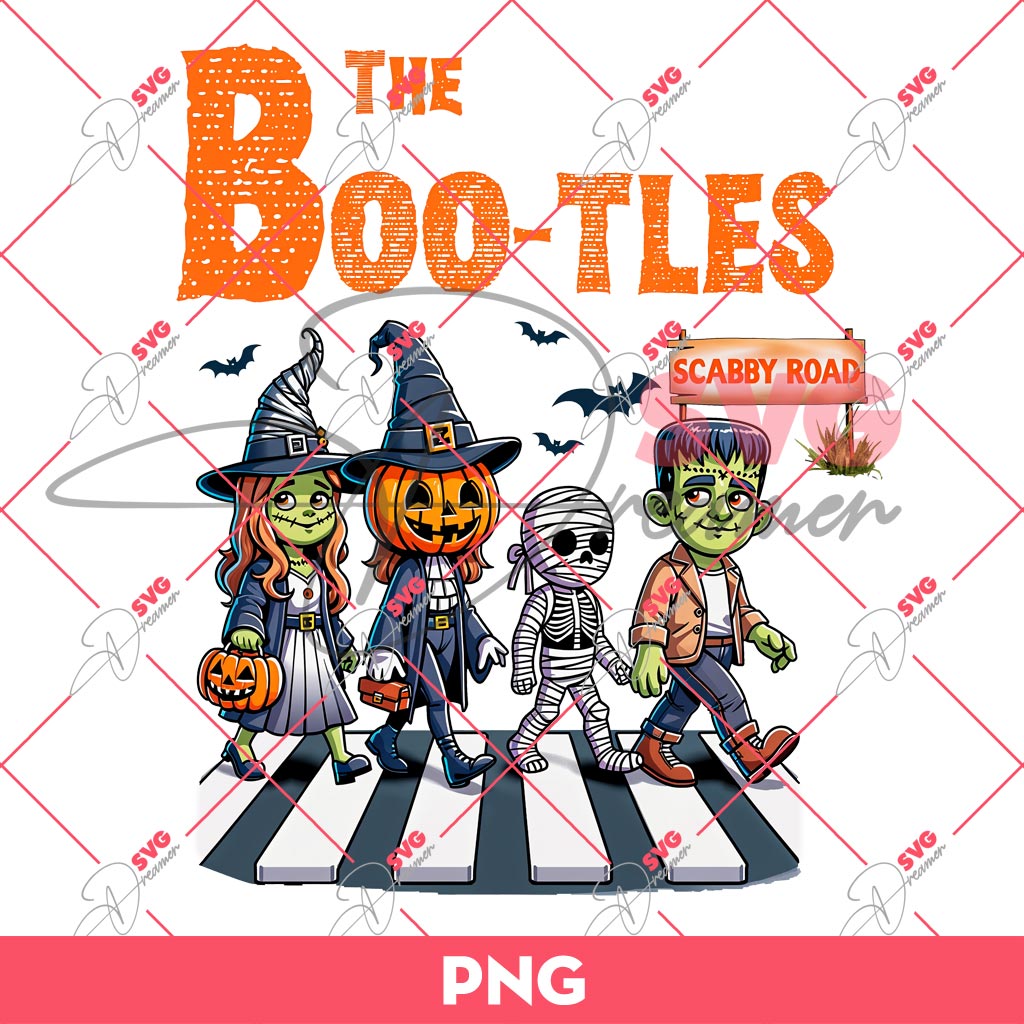 The Boo-tles Parody Halloween PNG, Trick Or Treat PNG, Spooky Vibes PNG