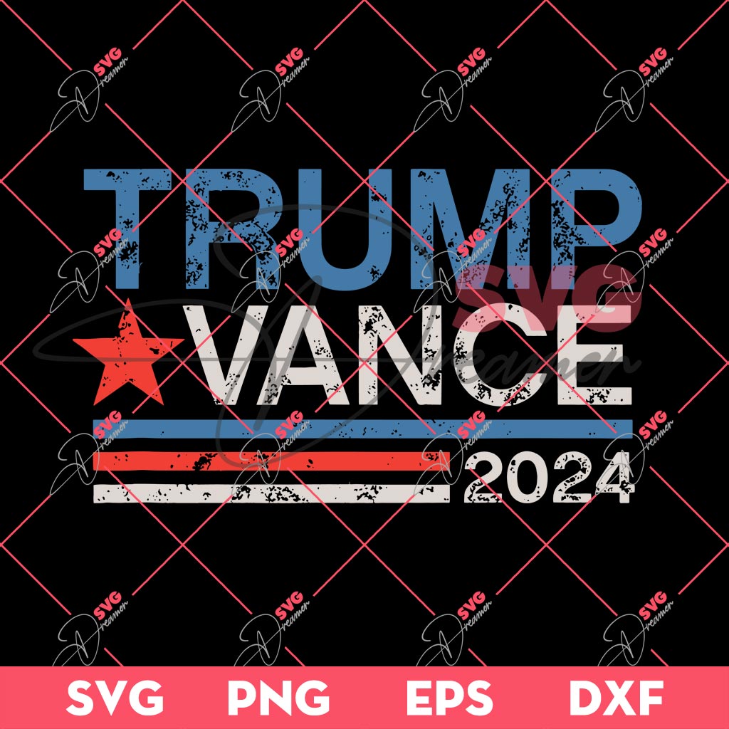 Trump Vance 2024 SVG PNG, Trump Fight Fight Fight SVG PNG, Assassination Trump 2024 PNG SVG