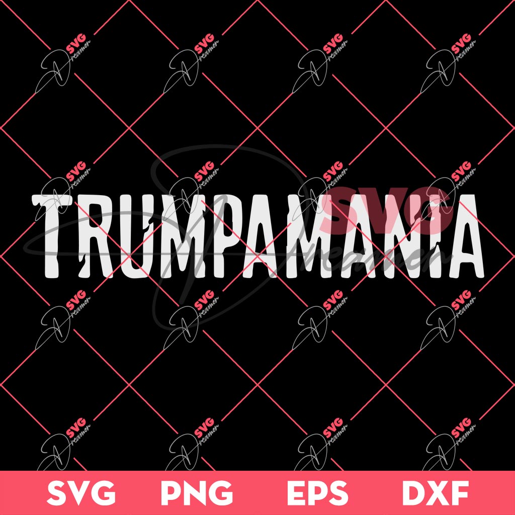 Trumpamania SVG PNG, President Trump Election 2024 SVG PNG
