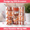 Anxiety Inside Out 2 Tumbler Wrap 20oz PNG, Inside Out 2 Movie Tumbler Wrap PNG