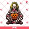 Beetlejuice Skeleton Pumpkin Halloween PNG, Horror Beetlejuice Halloween PNG