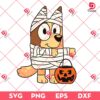 Bingo Mummy Halloween SVG PNG, Bluey Halloween SVG PNG