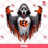 Cincinnati Bengals Ghostface PNG, Horror Characters NFL Football PNG