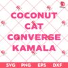 Coconut Cat Converse Kamala SVG PNG, Kamala Harris SVG PNG, Childless Cat Lady SVG PNG