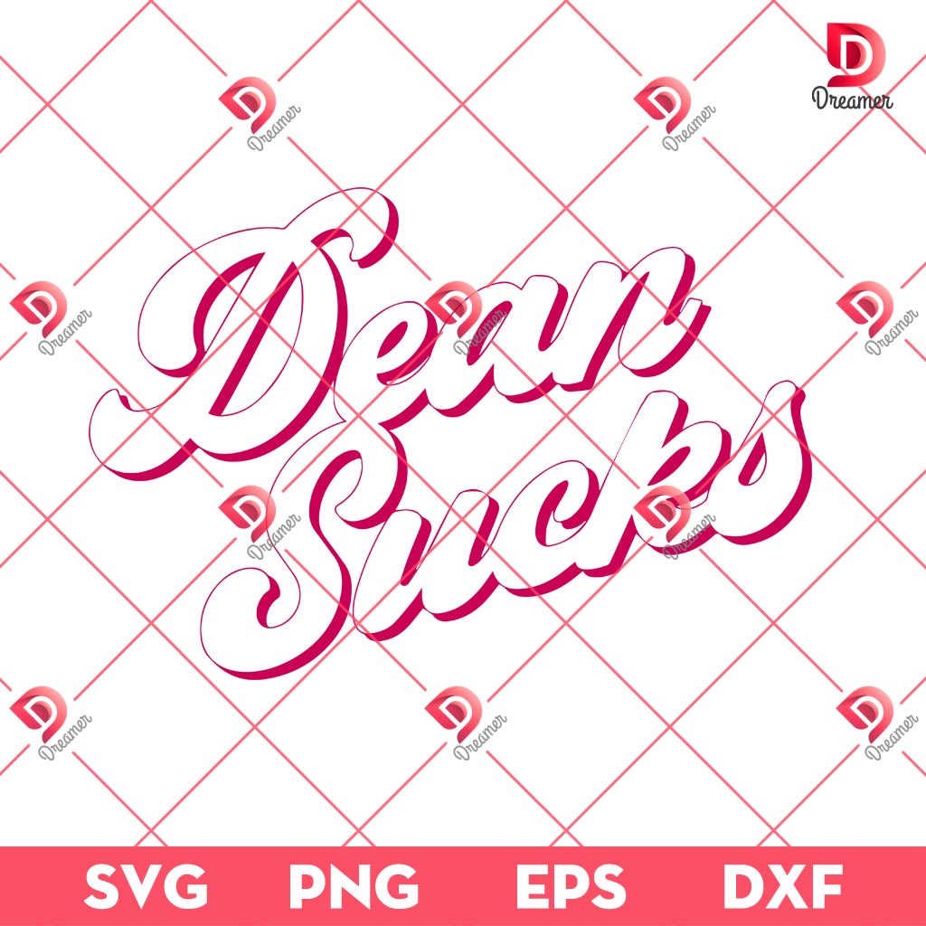 Dean Sucks SVG PNG EPS DXF