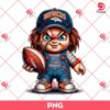 Denver Broncos NFL Chucky Player PNG, Horror Character Football PNG