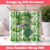 Disgust Inside Out Tumbler Wrap 20oz PNG, Inside Out 2 Movie Tumbler Wrap PNG