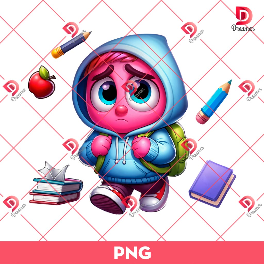 Embarrassment Back To School PNG, Inside Out Back To School PNG
