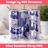 Ennui Inside Out Tumbler Wrap 20oz PNG, Inside Out 2 Movie Tumbler Wrap PNG