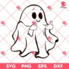 Funny Ghost Middle Finger Halloween SVG PNG, Ghost Halloween PNG SVG