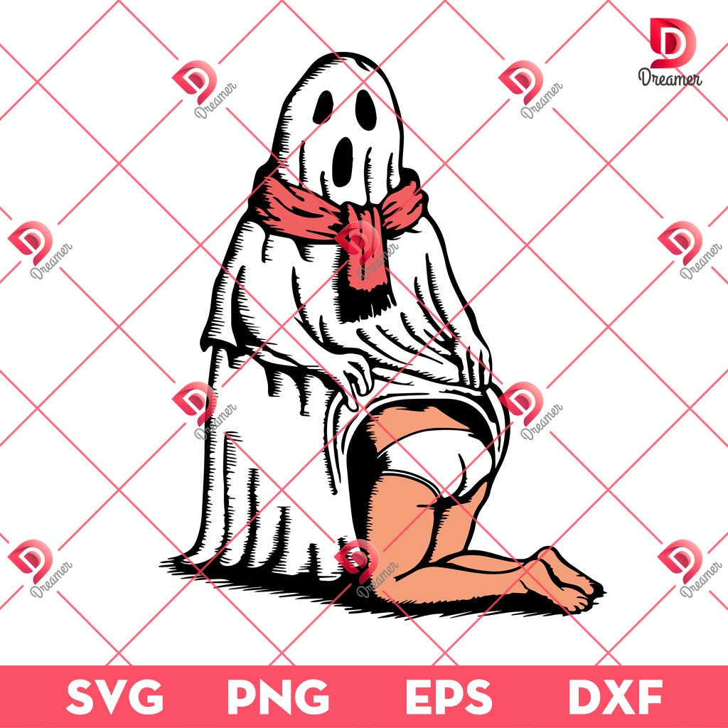 Funny Ghost SVG PNG, Halloween Ghost SVG PNG