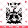 Funny Trump Halloween PNG SVG, Retro Trump Happy Halloween 2024 SVG PNG