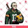 Green Bay Packers Jason Voorhees PNG, Horror Killer Football PNG
