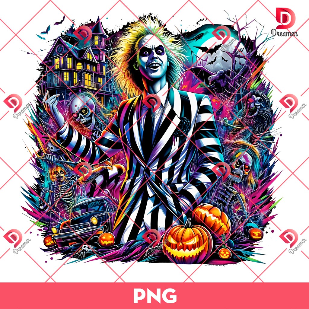 Halloween Beetlejuice PNG, Horror Character PNG, Beetlejuice Movie PNG