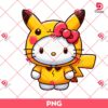 Hello Kitty Pikachu Pokemon PNG, Kitty Cosplay Pikachu PNG