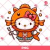 Hello Kitty Pisces PNG, Zodiac Signs Hello Kitty PNG