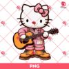 Hello Kitty Playing Guitar PNG, Hello Kitty Wearing A Carhartt Outfits PNG