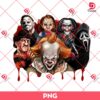 Horror Friends Killers Movie Halloween PNG, Horror Characters PNG