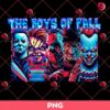 Horror Friends The Boys Of Fall PNG, Horror Characters Halloween PNG