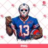 Jason Voorhees Buffalo Bills PNG, Horror Killer Football PNG