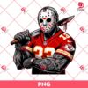 Jason Voorhees Kansas City Chiefs PNG, Horror Killer Football PNG