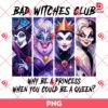 Bad Witches Club PNG, Villains Wicked Halloween PNG