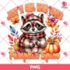 Just A Girl Who Loves Pumpkin Spice PNG, Raccoon Fall PNG, Fall Vibes PNG