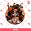 La Catrina Chicana PNG, Chicana Halloween PNG
