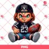 Las Vegas Raiders NFL Chucky Player PNG, Horror Character Football PNG