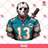 Miami Dolphins Jason Voorhees PNG, Horror Killer Football PNG