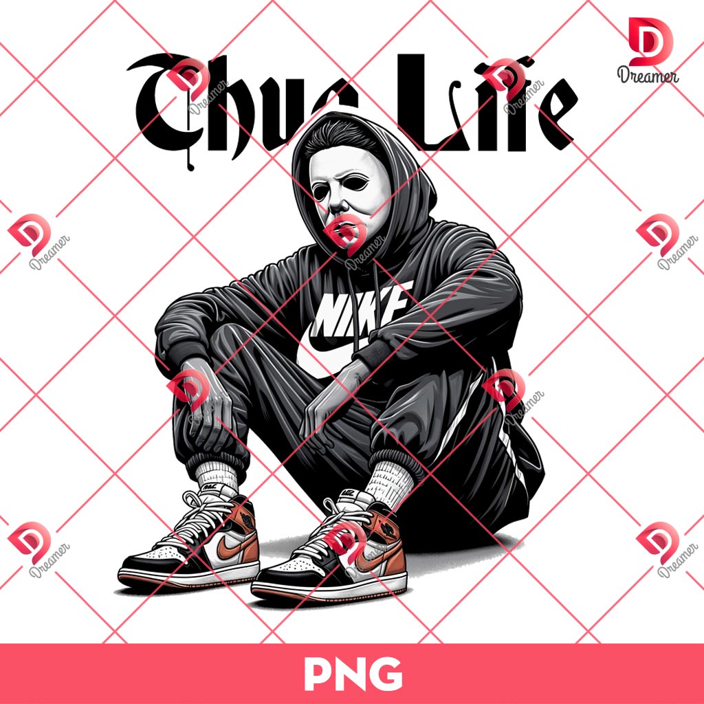 Michael Myers Thug Life PNG, Horror Killer Halloween PNG
